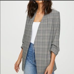 NWT Aritzia Babaton POWER BLAZER Plaid